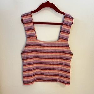 AEO Colorful Striped Tank Top
